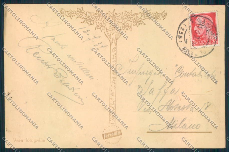 Belluno Cortina D'Ampezzo foto FG cartolina ZF1803 – retro