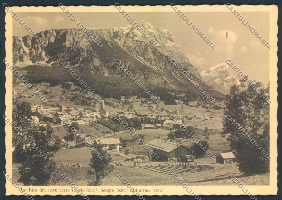 Belluno Cortina D'Ampezzo FG cartolina ZF1804 – fronte