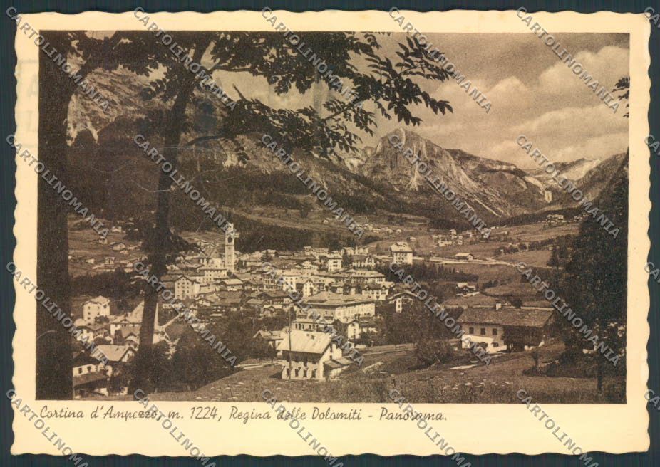 Belluno Cortina D'Ampezzo FG cartolina ZF1805 – fronte