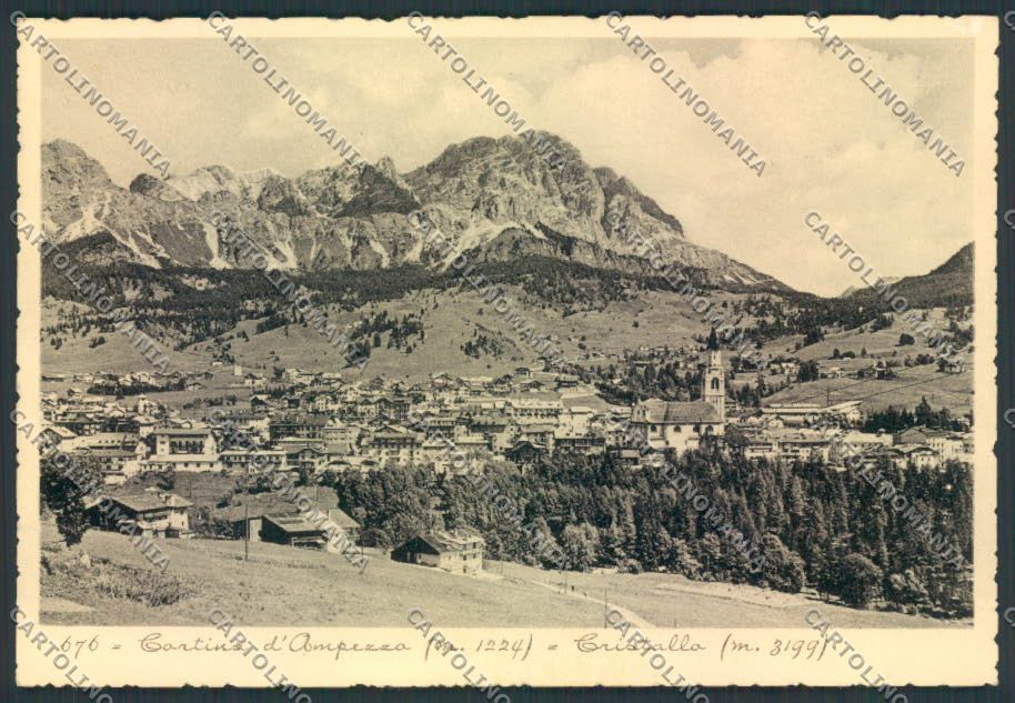 Belluno Cortina D'Ampezzo FG cartolina ZF1810 – fronte