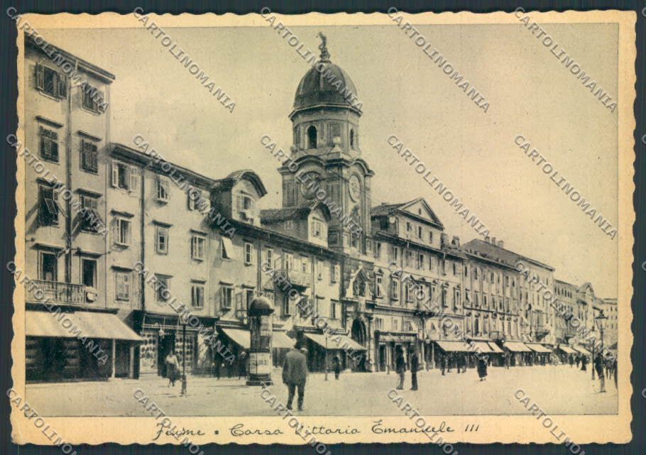 Croazia Croatia Fiume FG cartolina ZF1827 – fronte