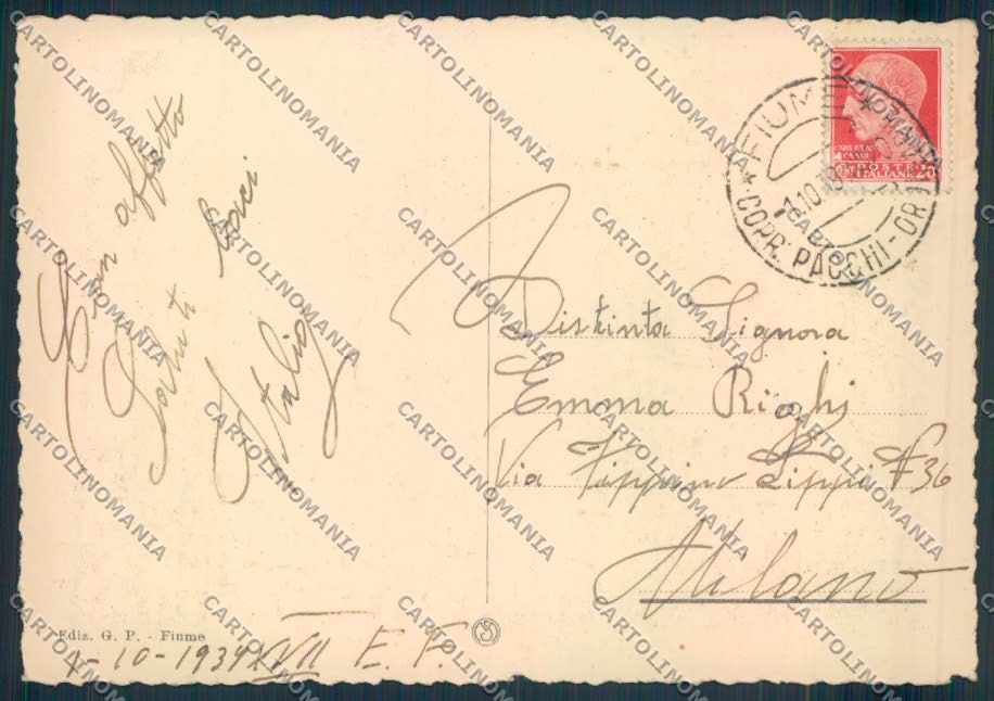 Croazia Croatia Fiume FG cartolina ZF1831 – retro