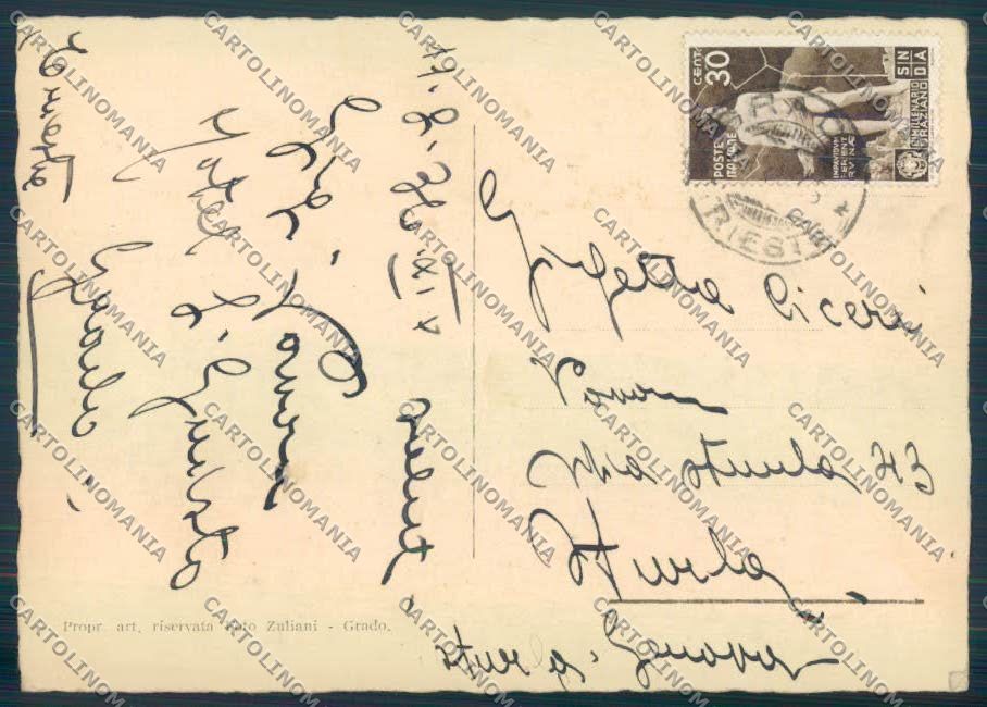 Gorizia Grado FG cartolina ZF1867 – retro