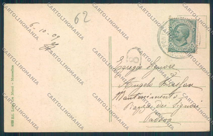 Padova Monselice cartolina ZF1888 – retro