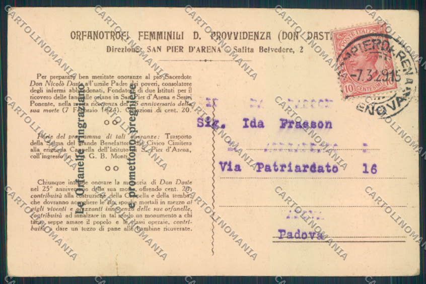 Genova Sampierdarena cartolina ZF1905 – retro