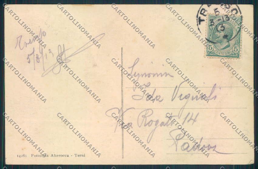 Treviso città ABRASA cartolina ZF1911 – retro