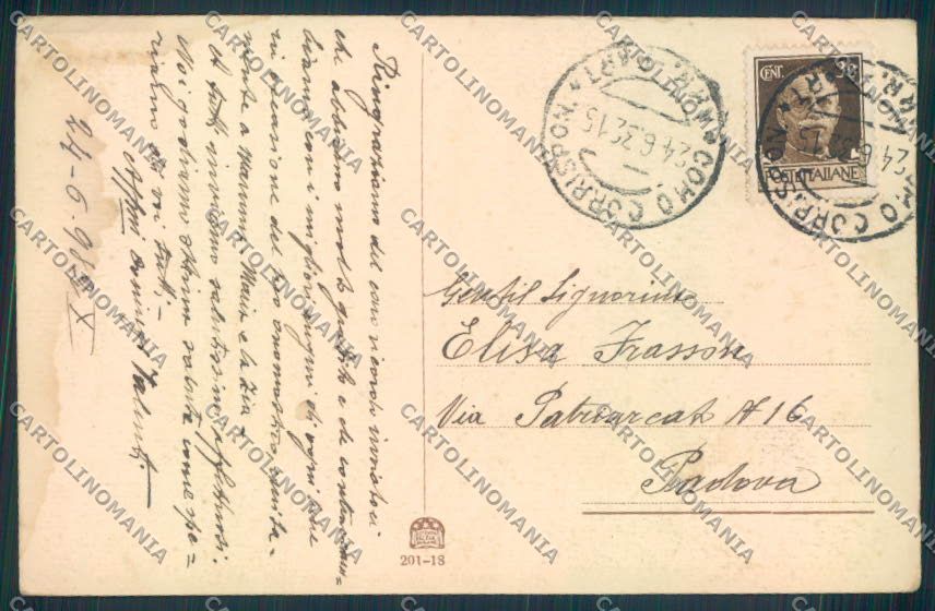 Como città Battello cartolina ZF1926 – retro