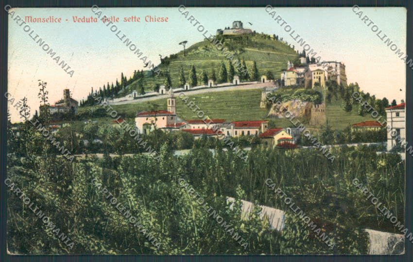 Padova Monselice cartolina ZF1935 – fronte