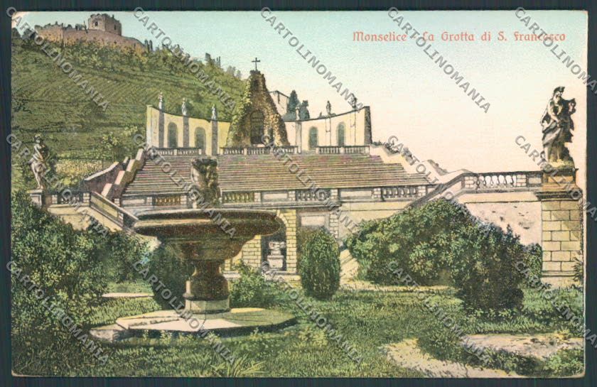 Padova Monselice cartolina ZF1938 – fronte