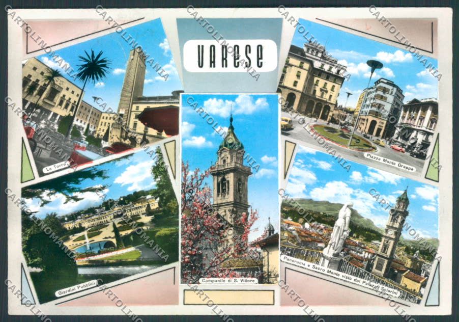 Varese città foto FG cartolina ZF2030 – fronte