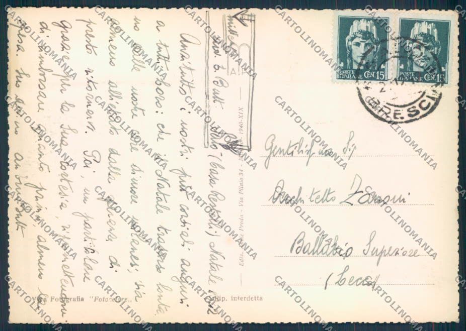 Brescia Salò foto FG cartolina ZF2033 – retro
