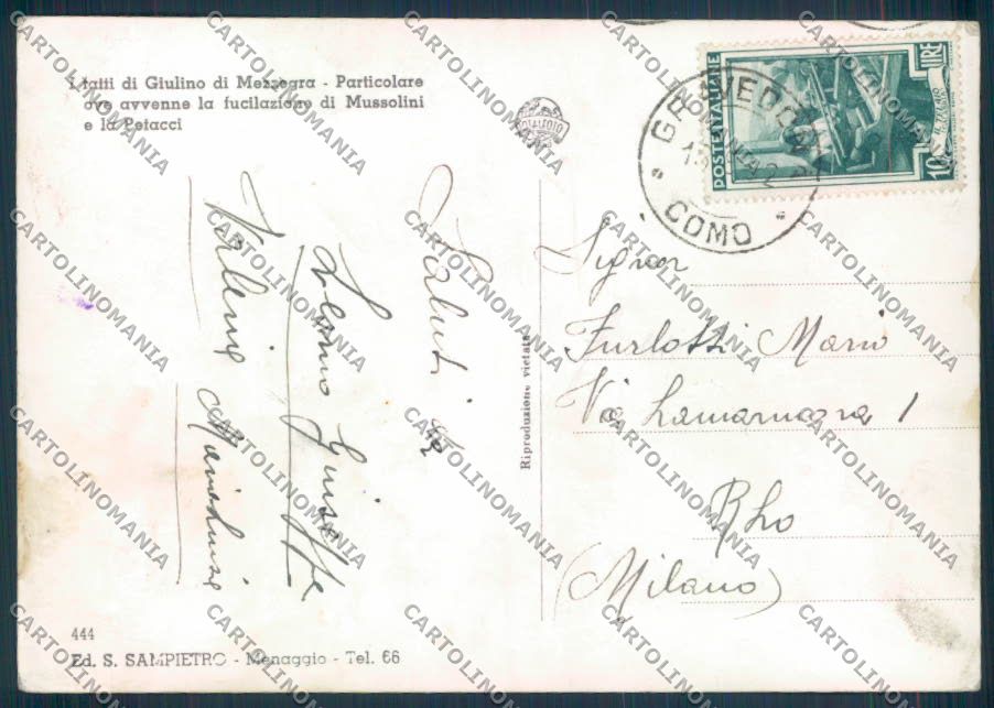 Como Mezzegra foto FG cartolina ZF2034 – retro