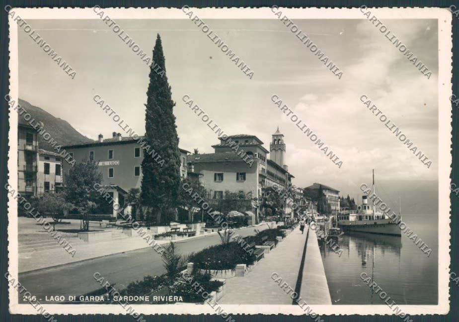 Brescia Gardone Riviera Battello foto FG cartolina ZF2042 – fronte