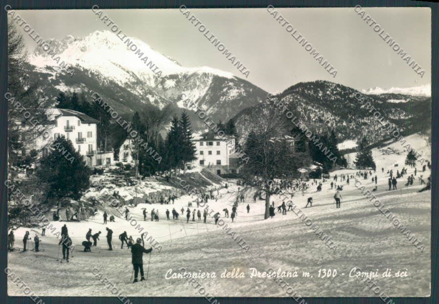 Bergamo Cantoniera della Presolana Sci foto FG cartolina ZF2049 – fronte