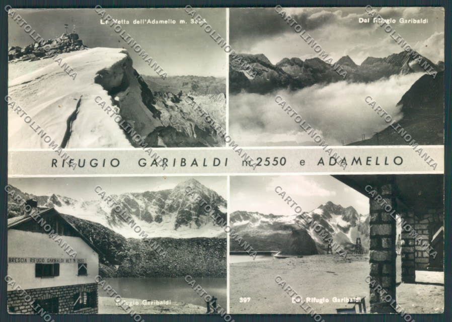 Brescia CAI Rifugio Adamello foto FG cartolina ZF2052 – fronte