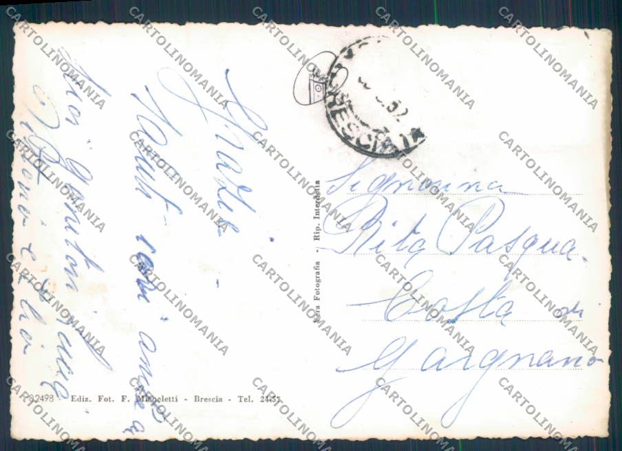 Brescia Gargnano foto FG cartolina ZF2072 – retro