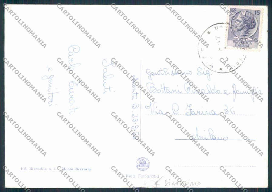 Pavia Montù Beccaria STRAPPINO foto FG cartolina ZF2090 – retro