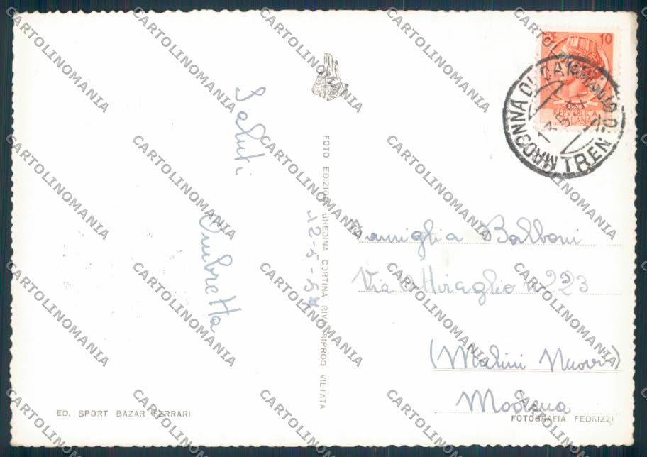 Trento Madonna di Campiglio foto FG cartolina ZF2122 – retro