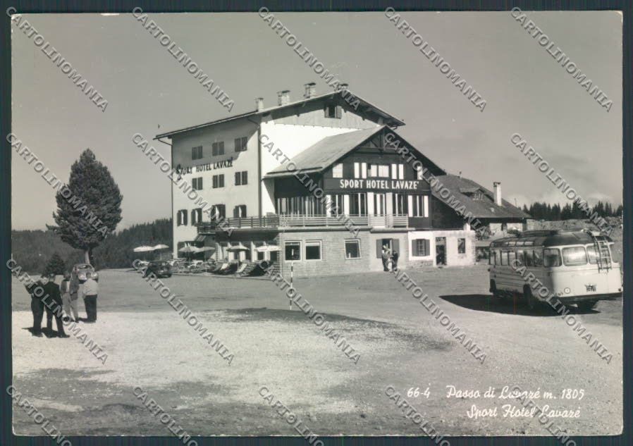 Trento Passo Lavazé Corriera foto FG cartolina ZF2136 – fronte