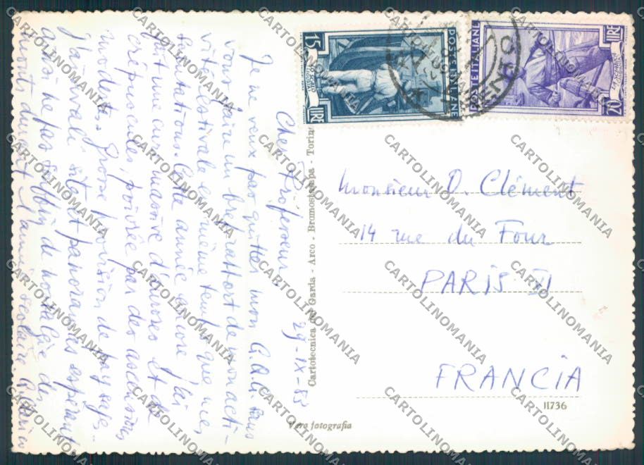 Trento Arco foto FG cartolina ZF2190 – retro