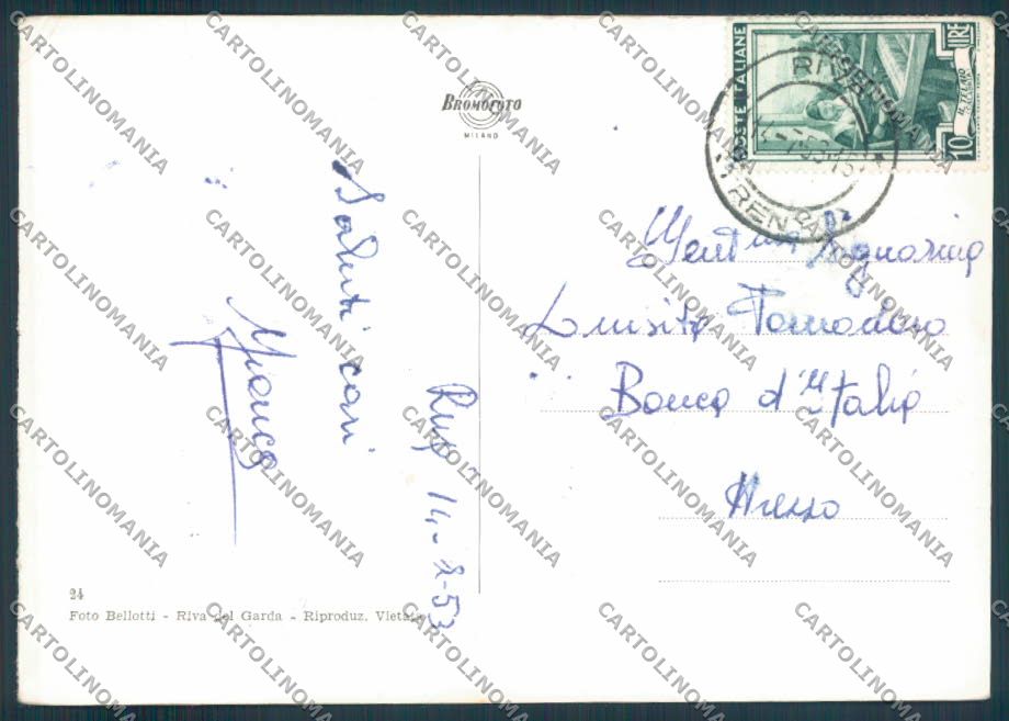 Trento Riva del Garda foto FG cartolina ZF2216 – retro