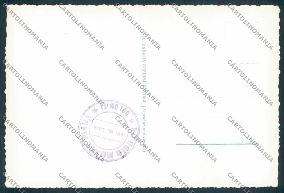 Belluno Rifugio Monte Piana foto FG cartolina ZF2218 – retro