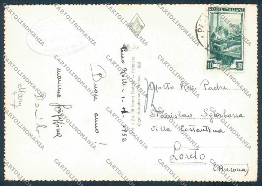 Trento Baita Segantini foto FG cartolina ZF2225 – retro