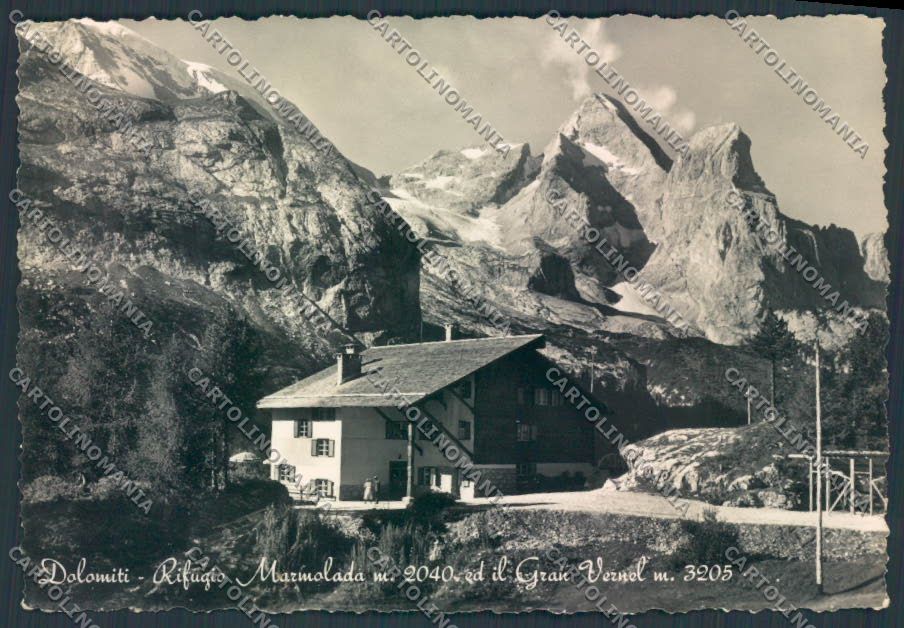 Trento Rifugio Marmolada foto FG cartolina ZF2231 – fronte