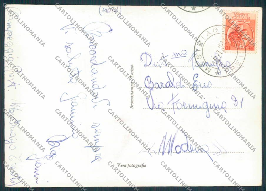 Trento Fiasco Mestriago Saluti da foto FG cartolina ZF2273 – retro