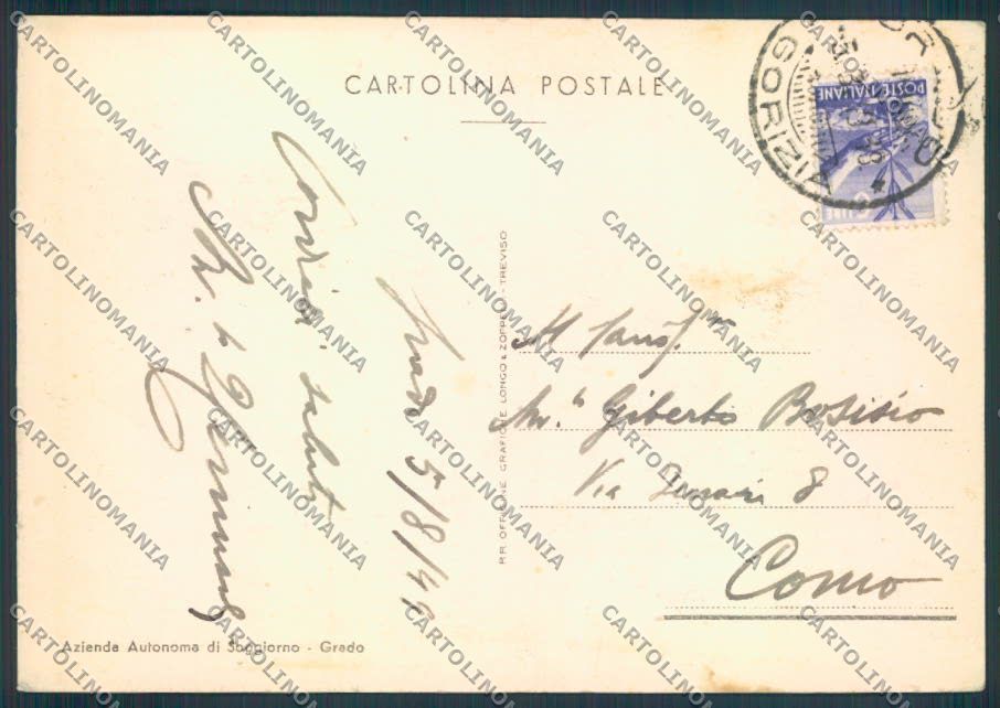 Gorizia Grado FG cartolina ZF2319 – retro