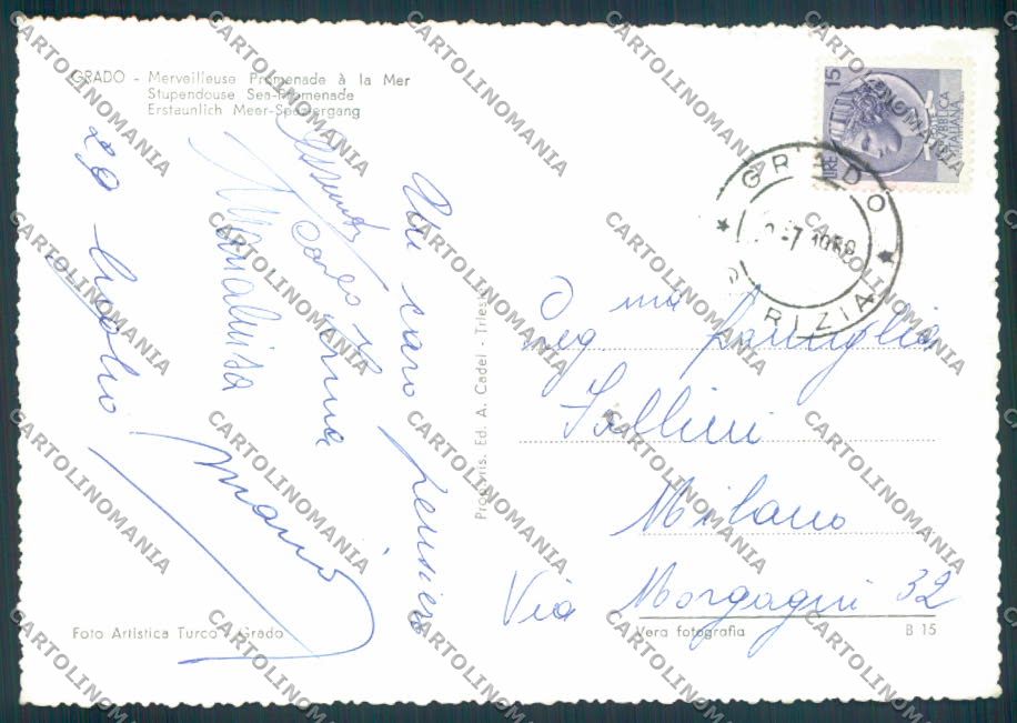 Gorizia Grado foto FG cartolina ZF2332 – retro