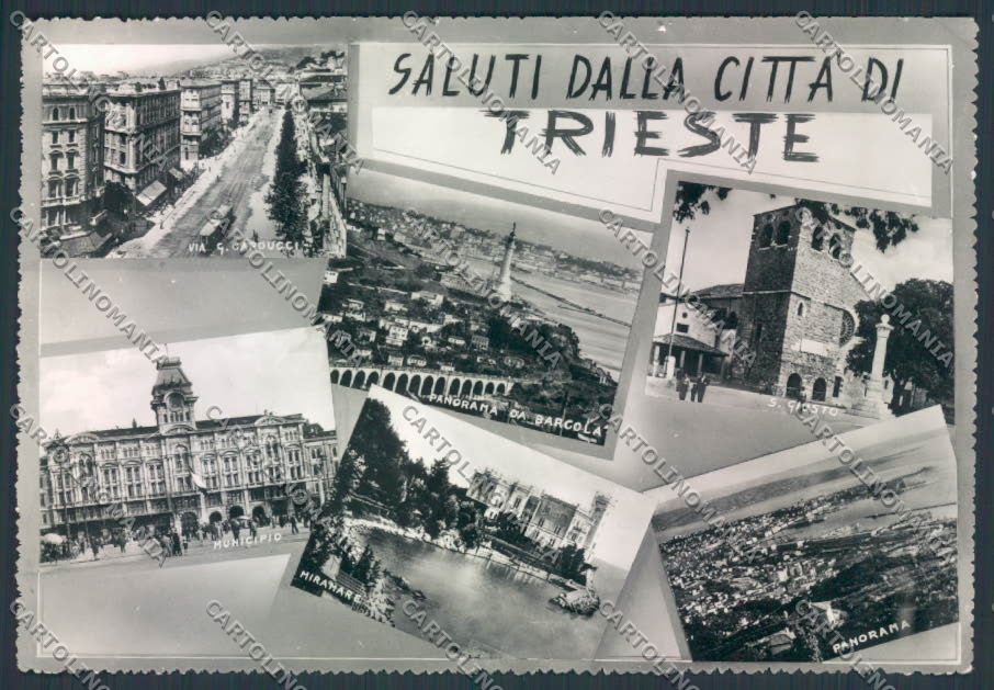 Trieste Saluti da città foto FG cartolina ZF2341 – fronte