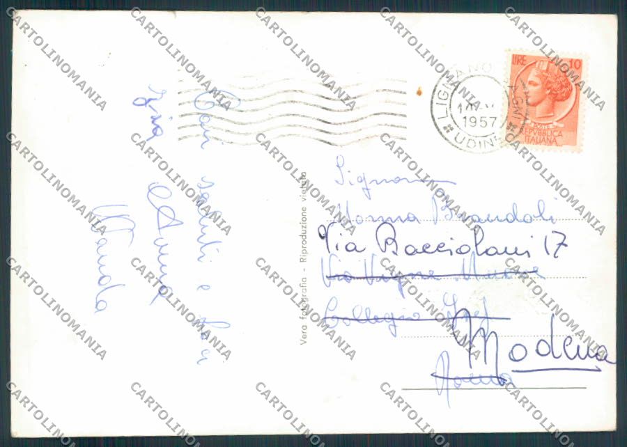 Udine Lignano Sabbiadoro foto FG cartolina ZF2366 – retro