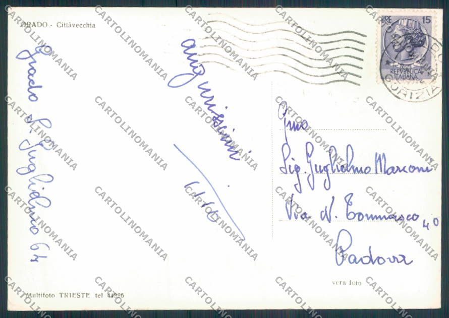 Gorizia Grado foto FG cartolina ZF2381 – retro