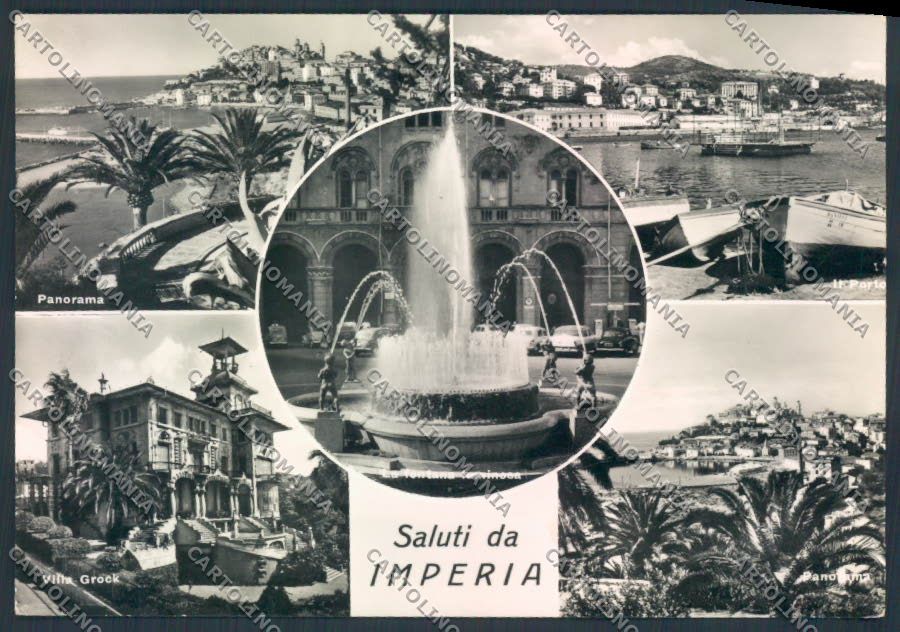Imperia città Saluti da foto FG cartolina ZF2402 – fronte