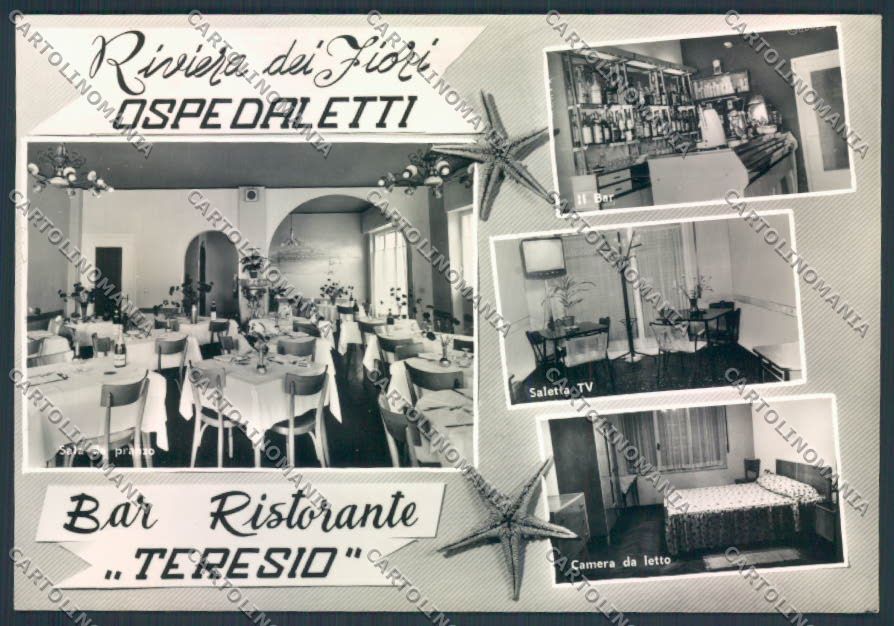 Imperia Ospedaletti Bar foto FG cartolina ZF2431 – fronte