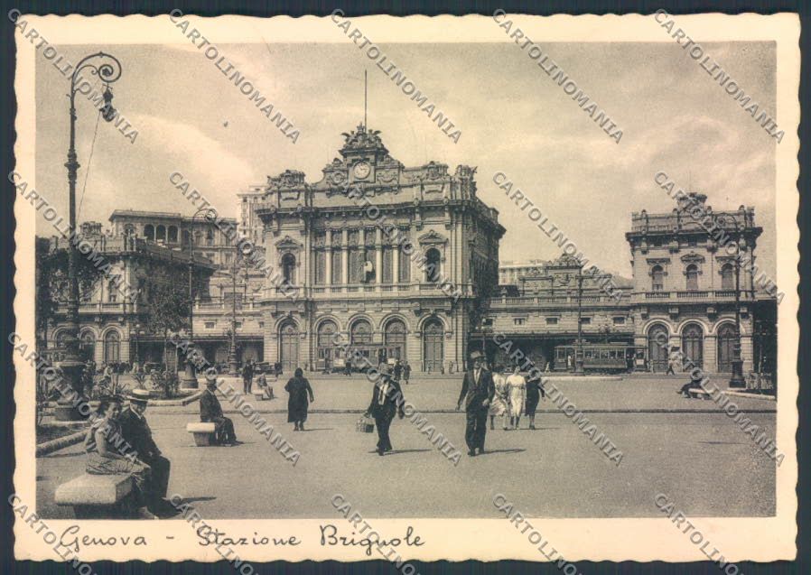 Genova Stazione città FG cartolina ZF2459 – fronte