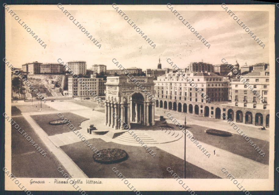 Genova città PIEGHINA FG cartolina ZF2464 – fronte