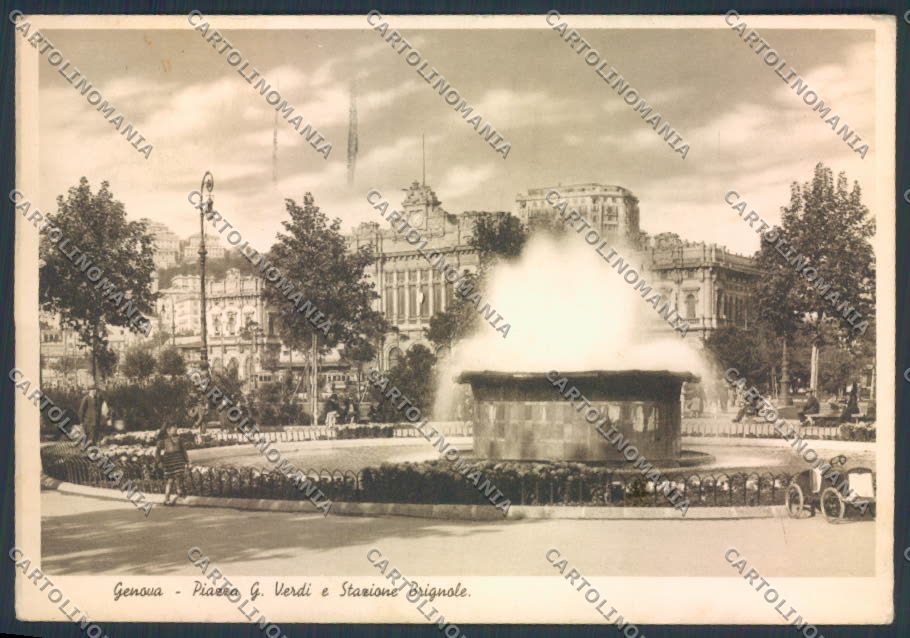 Genova Stazione città FG cartolina ZF2465 – fronte
