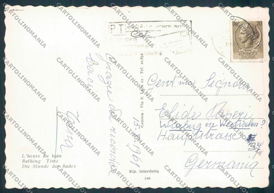 Genova Sturla Quarto FG cartolina ZF2473 – retro