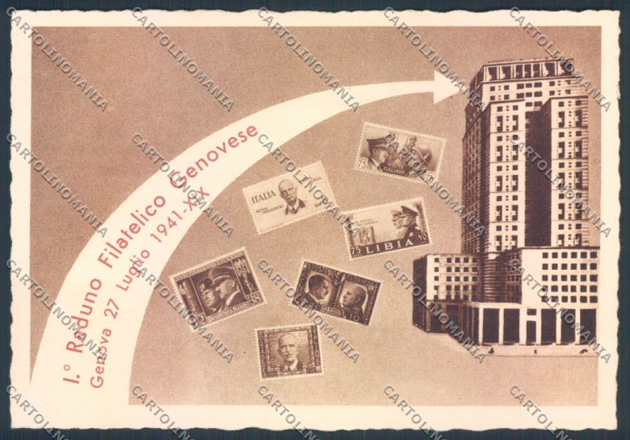 Genova Filatelia città FG cartolina ZF2486 – fronte