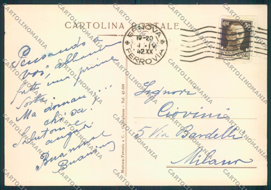 Genova Pubblicitaria Ristorante FG cartolina ZF2487 – retro