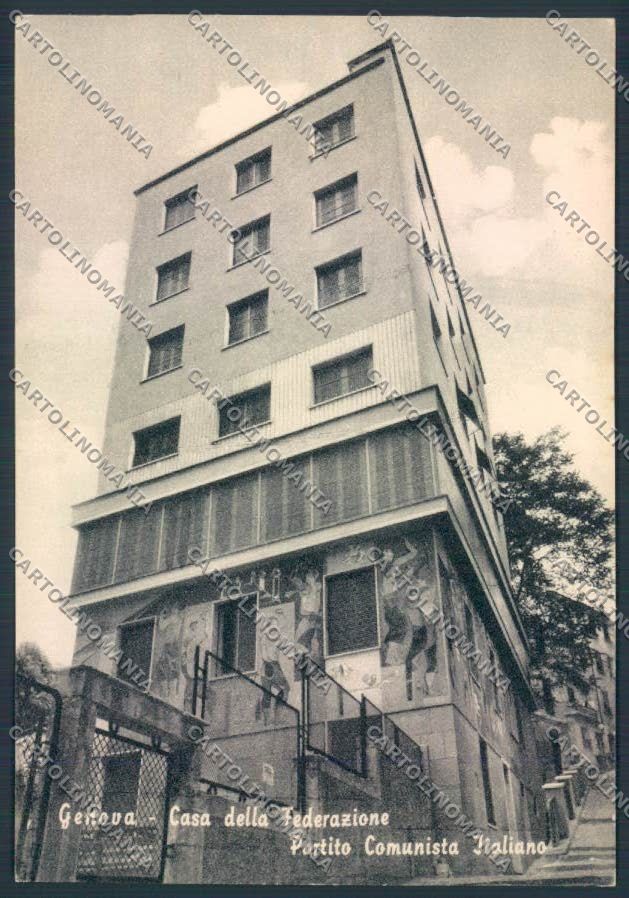 Genova Casa PCI città FG cartolina ZF2490 – fronte