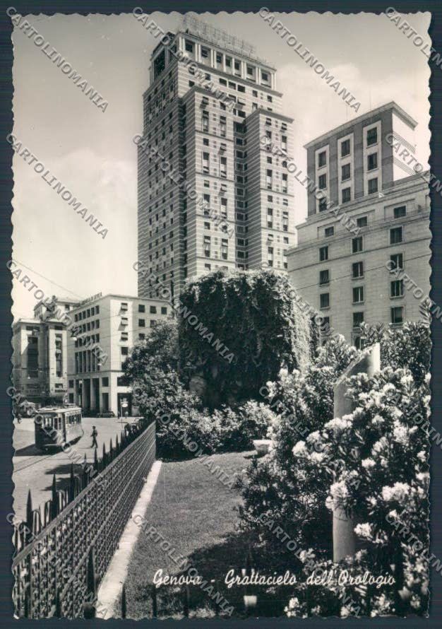Genova Tram città foto FG cartolina ZF2536 – fronte