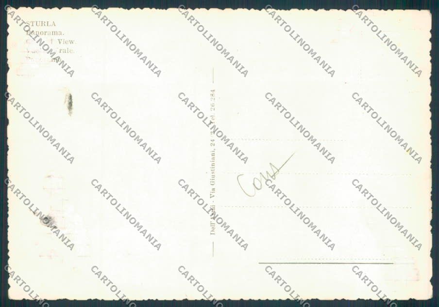 Genova Sturla COLLA PIEGHINE foto FG cartolina ZF2553 – retro