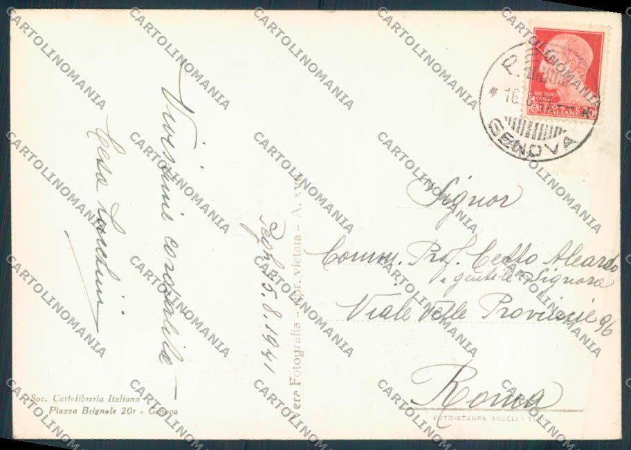 Genova Pegli foto FG cartolina ZF2567 – retro