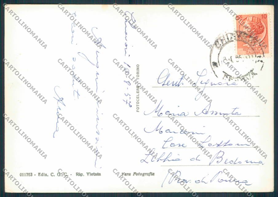 Genova Chiavari foto FG cartolina ZF2603 – retro