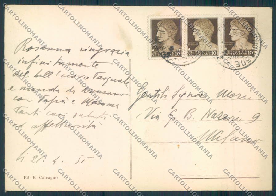 Genova Arenzano FG cartolina ZF2613 – retro