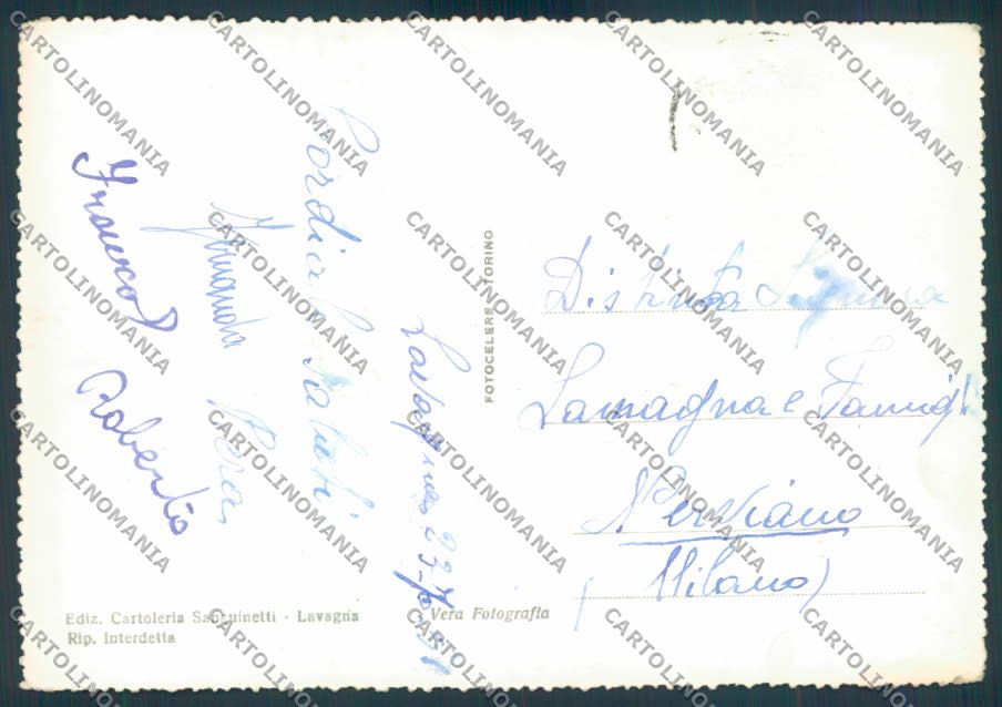 Genova Lavagna foto FG cartolina ZF2615 – retro