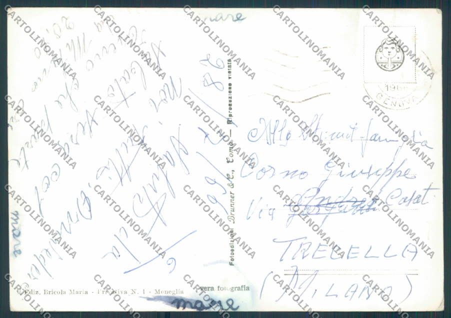 Genova Moneglia Saluti da foto FG cartolina ZF2626 – retro